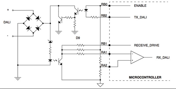 Interfacing a microcontroller to a DALI network Interfacing a microcontroller to a DALI network